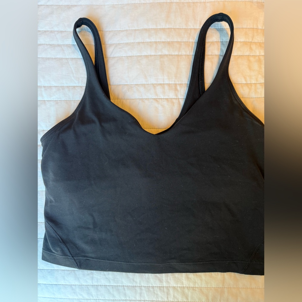 Black Align Tank Top